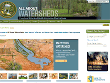 Tablet Screenshot of allaboutwatersheds.org